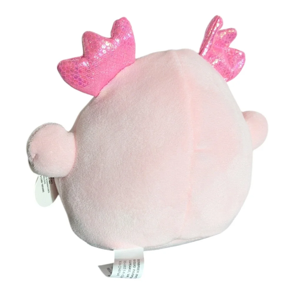 Valentine Plushie - Cute Pink Axolotl - New with Tag - Super Soft and Squishy